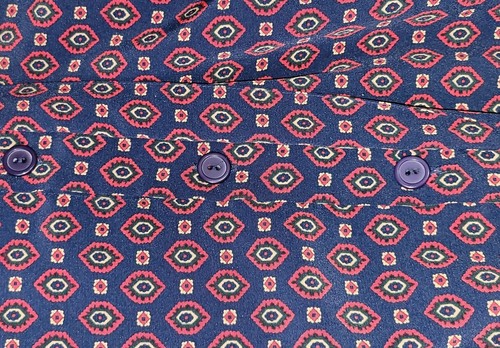 Vintage TALBOTS Petites Women's Size 10 Retro Print Dark Academia Shoulder Pads - Picture 7 of 11