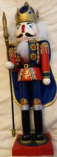 15" Holiday Nutcracker Soldier with Sword--MADE OF WOOD