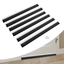 6 PCS Durable Door Brush Sweeps Seal Garage Roll Up Door Brush Net Width Home