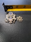 US Army Eagle vintage Sweetheart Brooch Pin WWII  — photo 5