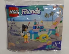Lego Friends Skate Ramp 2-in-1 Set 46 Pieces #30633 New Sealed 5+ Building Toys