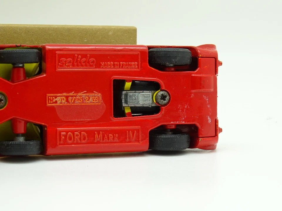 Solido SB 1/43 - Ford MK IV Le Mans 1967 N°1 Rouge - Photo 4/4