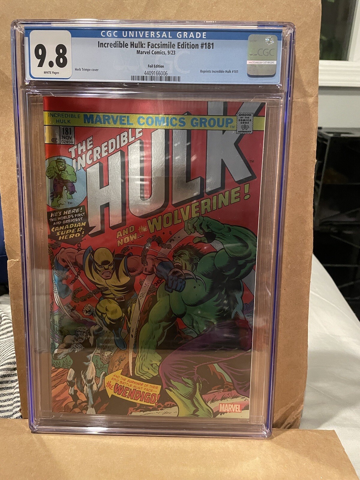 アメコミリーフ The Incredible Hulk #181 CGC 9.8 407: Marvel Comics