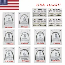 10Packs Orthodontic Dental Arch Wire Niti Round U/L / Brackets Braces MBT/Roth