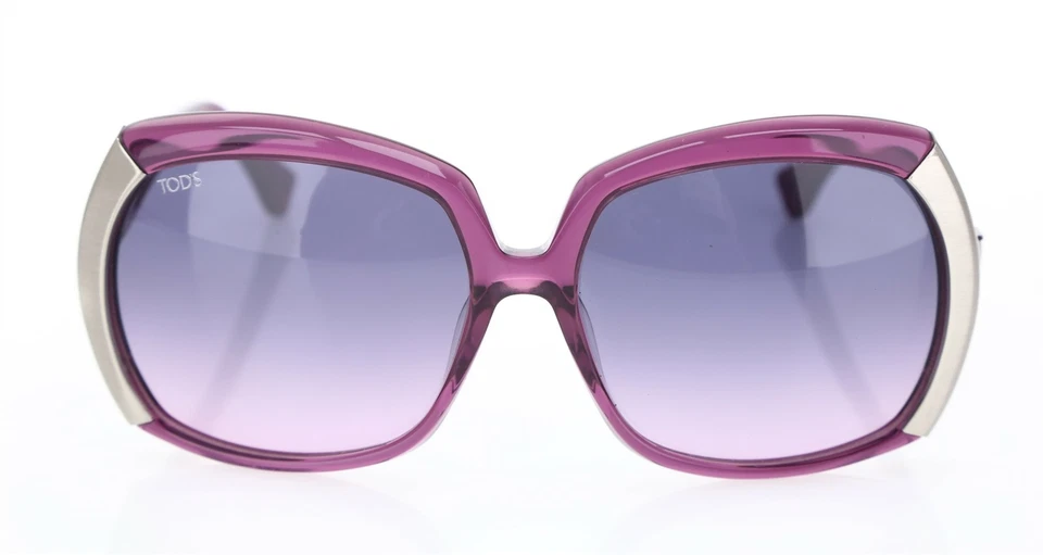 Gafas de sol Tod's 164492 para mujer TO 57 78B púrpura plata gris degradado ovaladas 59 mm Foto 2 de 4