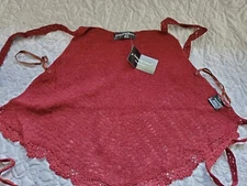 Crochet Et Cetera Red Top Medium