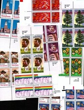 1987 - Choose from ALL Zip  USPS/Copyright Blocks MNH US Commemorative Stamps 