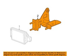 GM OEM 11-20 Sierra 2500 HD Electrical Components-Radar Sensor Bracket 23445225