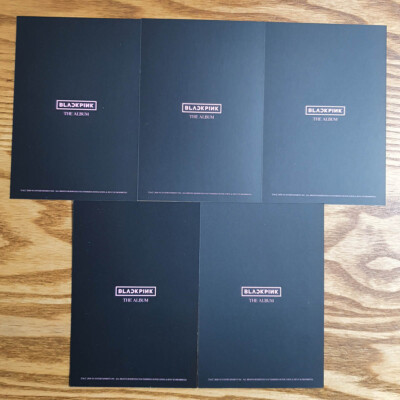 Jisoo Official Postcard 5 pcs Set BlackPink 1st Full Album The