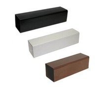 Square Guttering & Downpipe System Black White Brown 2.5m-5.5m Lengths & Fitting