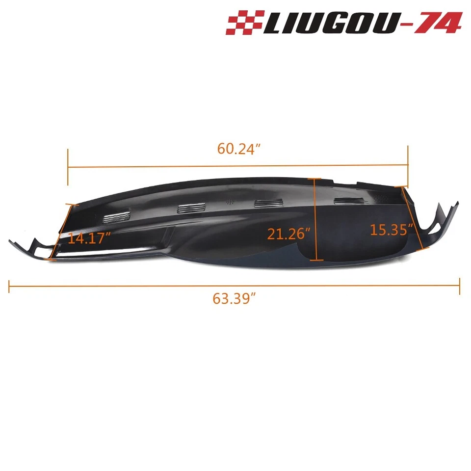 Fit For 2002 2003 2004 2005 Dodge Ram 1500 2500 One Piece Dash Cover Overlay New - Image 2 of 4