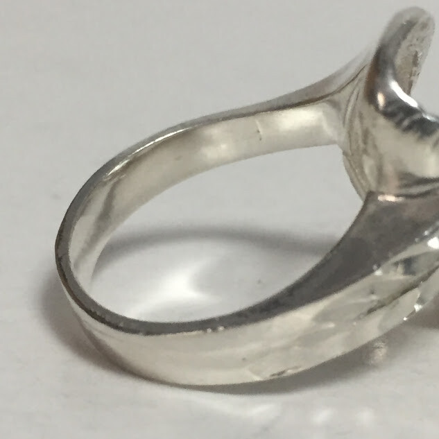 Sterling Silver Scrollwork Ring Size 8 - image 7