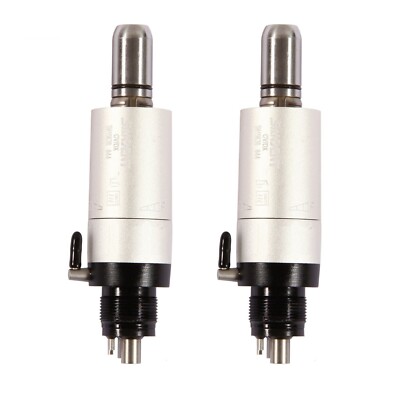 2x Yabangbang NSK Style Dental Slow Low Speed Air Motor Handpiece 4 Holes YX