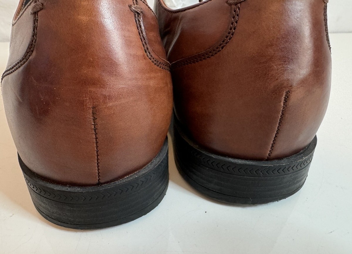 Cole Haan (NikeAir) Apron Toe Lace Up Oxford Dress Shoes Size 8.5 M Brown Cole Haan Men main image 4
