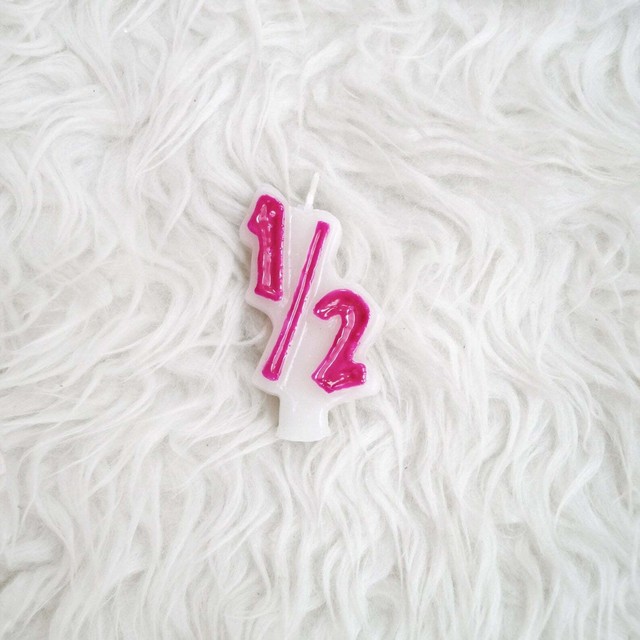 1 2 birthday candle near me