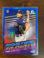 2022 Bowman Mega Mojo Joe Ryan Rookie of the year Favorites Blue /150 ROYF-13 RC