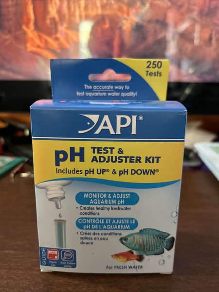Kit de prueba y ajuste de pH de agua dulce API para acuarios farmacéuticos de lujo arriba y abajo