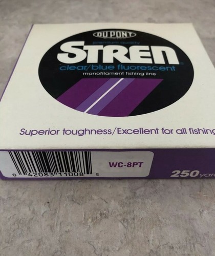 Stren Monofilament Fishing Line 8 lb. Test 250 Yd. Fluorescent Clear/Blue - Picture 4 of 4