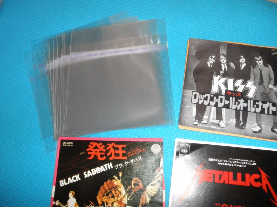 TOHCELLO High Quality OPP Resealable Plastic Bag 25 for 7" Single EP Size Japan