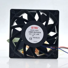  New Etri 338dy2lp13214 12038  3-wire Large Air Volume Cooling Fan 24v 34w