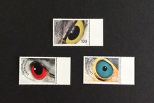 Liechtenstein 2018 Birds Eyes série complète 3v MNH insolite