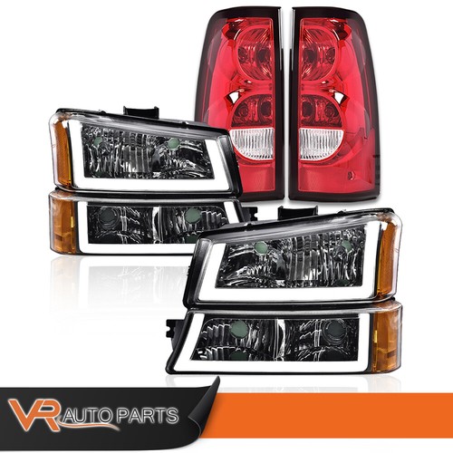 2006 Silverado Headlights Oem LED DRL Bumper Headlights For 2003-2007 Chevy Silverado/Avalanche - Black/Amber Style 2007 Chevy Avalanche Led Headlights - Foto 11