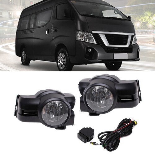 Set Front Bumper Fog Light Kit For Nissan NV350 Urvan 2014-2017 / Urvan 2011-13 - Picture 1 of 9