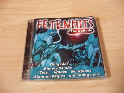 Doppel CD Fetenhits - The Ballads Icehouse Billy Idol Marillion Slade Falco Abba