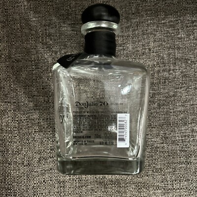 EMPTY Don Julio 70th Anniversary Tequila Bottle 750 ml | eBay