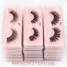 Eyelashes Wholesale 4/10/100PCS 3d Mink Eyela...