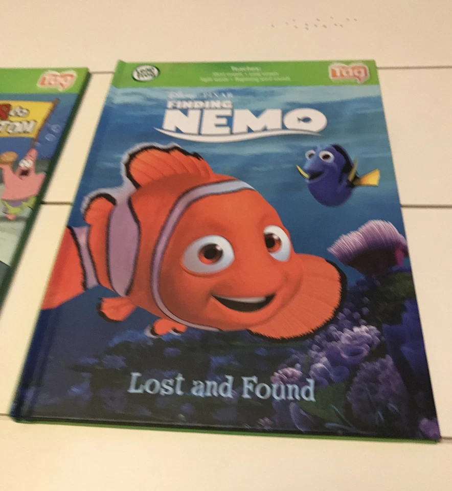 leapfrog tag SpongeBob Squarepants finding Nemo Disney princess Lot Sea Learning - Image 2 of 4