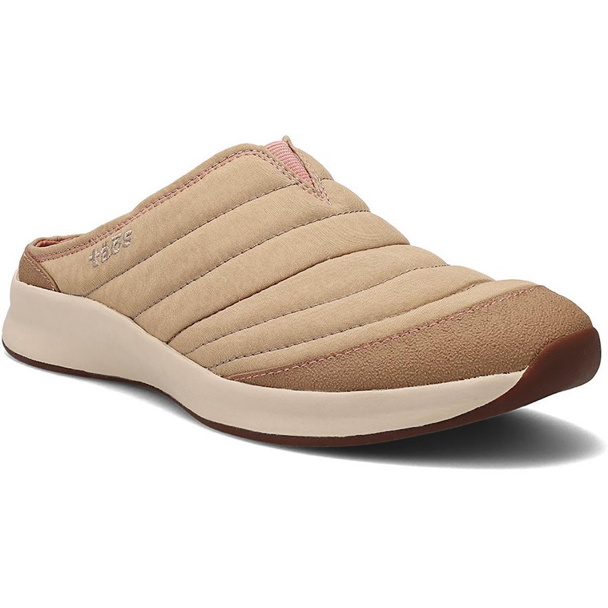 Женские коричневые стеганые шлепанцы Taos без шнуровки 6 Medium (B, M) BHFO 2449