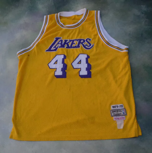 Mitchell & Ness Men's Mitchell & Ness Jerry West Purple Los