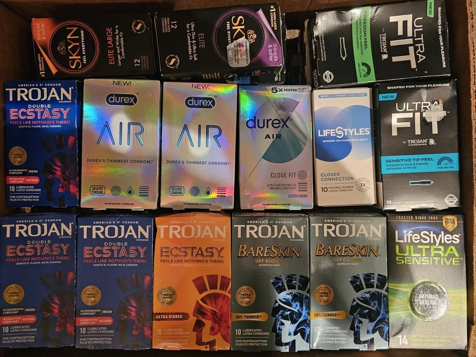100 Trojan, Lifestyles, One, Durex & More Condoms SAMPLE PACK (100 count) - Image 4 of 4