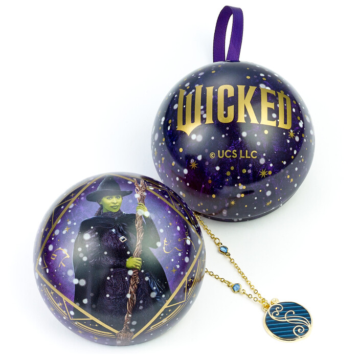 Wicked - Elphaba & Blue Shiz University Gift Bauble NUOVO