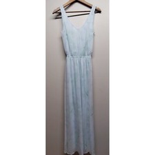 Show Me Your Mumu Maxi Dress Women Size XS Blue Sleeveless Romantic Party