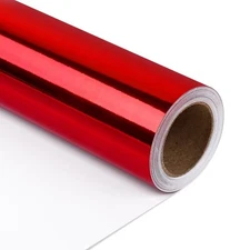 Red Metallic Wrapping PaperSolid Color PaperGift Wrapping PaperPerfect for We...