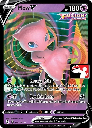 Mew V 113/264 Prize Pack Series Cards