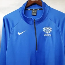 NIKE Hamilton Southeastern Mens Size 2XL Cheerleading Jacket High School Zip Up