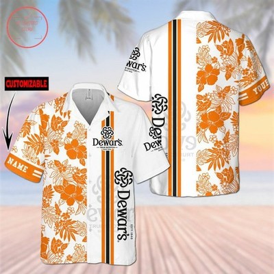 Dewars True Scotch Flower Custom Unisex Hawaiian Shirt