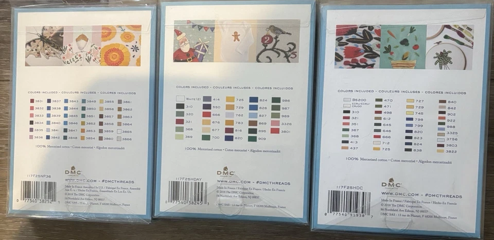 DMC Holiday Decor Set, Home Decor, Anniversary DMC Floss All NEW In Original Box - Image 2 of 2