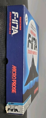 F-117A Nighthawk Stealth Fighter 2.0 + Big Box Manual Keyboard Overlay PC DOS - Bild 12 von 17