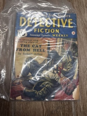 Detective Fiction Weekly 1940 May 4 The Cat From He ll By Robert Arthur