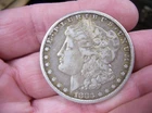 morgan silver dollars coin 1883 cc