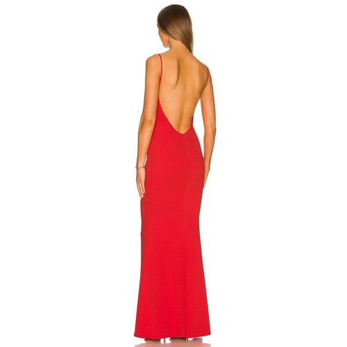 Katie May Bambina Gown Maxi Open Back Wedding Formal Gala Party Prom Red Size S - Picture 3 of 9