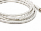 UGREEN 6ft USB-A to Micro USB Braided Charging Cable White Gold Used Braid Rip — photo 5