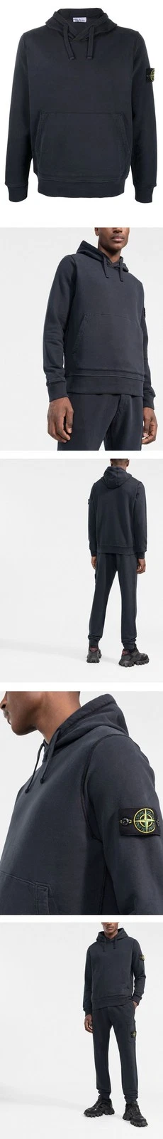 Stone Island Stone 22FW Felpa con cappuccio in pile Navy 771564120 V0020 35261370