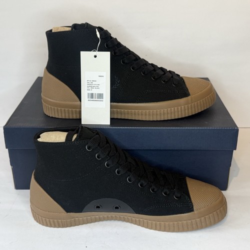 Fred Perry X Margaret Howell Hughes Mid Canvas Schuhe UK 7 Euro 41 Neu Originalverpackt - Bild 1 von 22