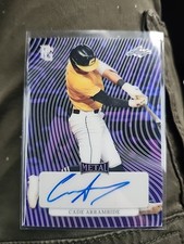 2023 Leaf Perfect Game Nationl Showcase Auto 7/8 Cade Arrambide Purple 