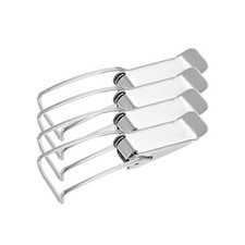 304 Stainless Steel Spring Loaded Toggle Latch Catch Clamp 86mm 4pcs
